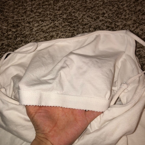 Motherhood Maternity White Tank Top - Picture 3 of 4